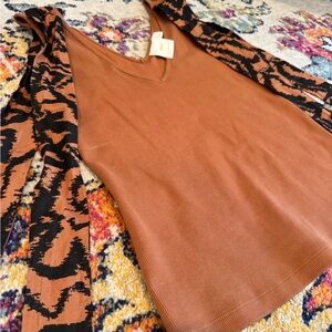 Anthropologie Maeve Rust Top
